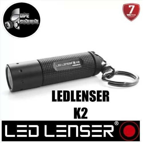 Linterna Ledlenser K2 color negro luz blanco brillante