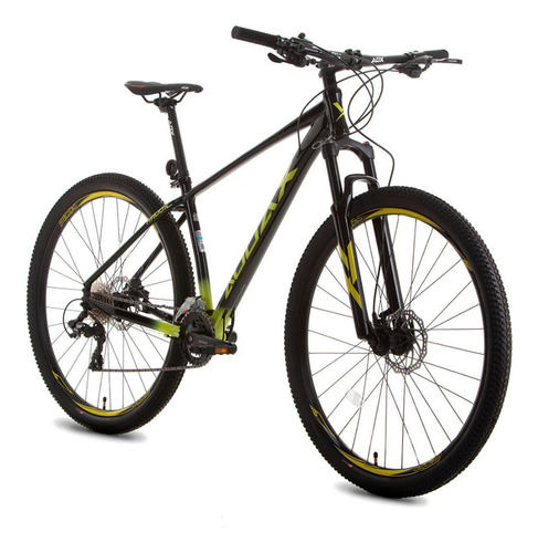 Audax Havok Tx Mtb 29 Alumínio Shimano 16v Preto E Amarelo
