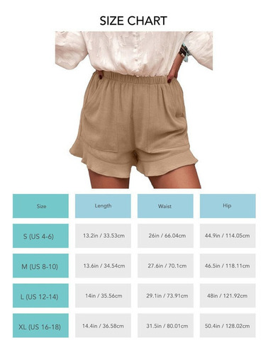 Mz Pantalones Cortos De Lino De Algodón Con Dobladillo De