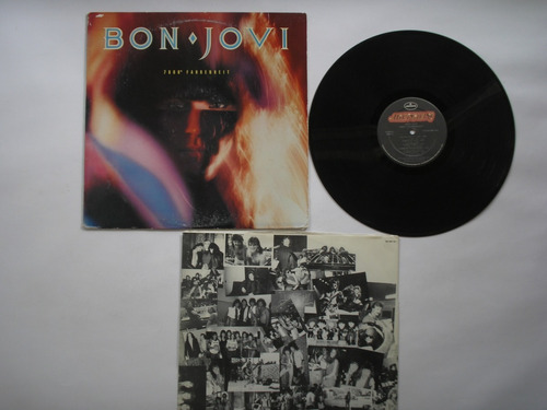 Lp Vinilo Bon Jovi 7800 Fahrenheit Printed Usa 1985