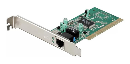 Imagem 1 de 6 de Placa De Rede Pci Gigabit 10/100/1000 D-link Low Profile