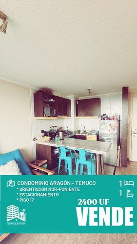 Vendo Hermoso Departamento En Condominio Aragón Temuco