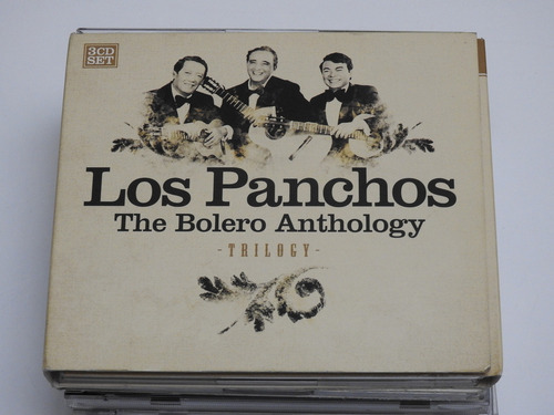 Cd0496 The Bolero Anthology  Trilogy 3 Cd Los Panchos L587 
