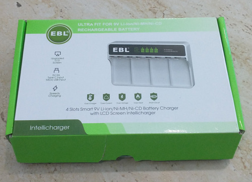 Batería Recargable Ebl 9v