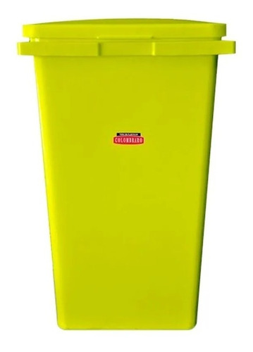 Recipiente Tacho Cesto De Basura Adosable 60 Lts Colombraro