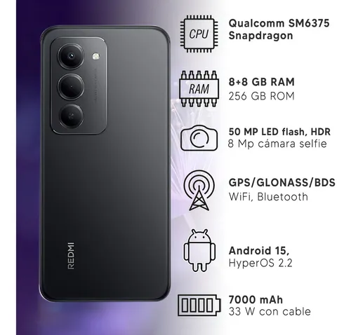 Xiaomi Redmi 15 16gb Ram 256gb Dual Sim 50mp Fm Impressão digital