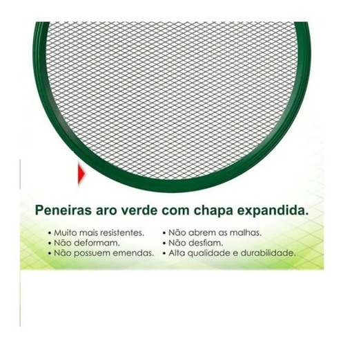 Imagem 3 de 4 de Kit 4 Peneiras Garimpo + Bateia + Sugador Ouro