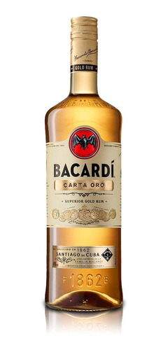 Bacardí Carta Oro . Ron . 750 Ml - Tomate Algo® -