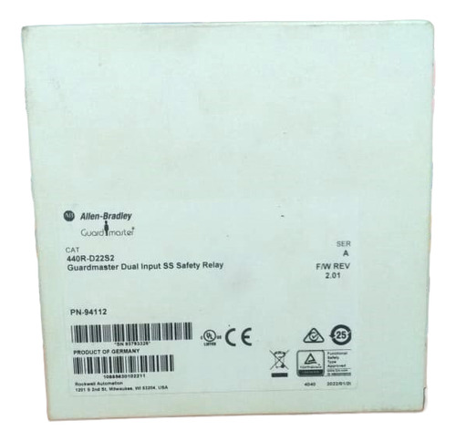 Allen Bradley 440r-d22s2 Relevador De Seguridad