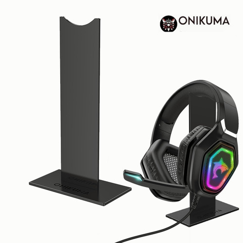 Audífono Base Soporte Game Auriculares Soporte Onikuma Negro