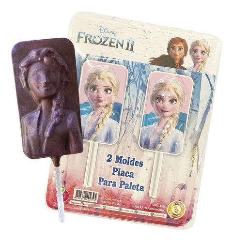 Placa Molde Paletas Frozen X 2 Otero Pascua Chocolate Huevo