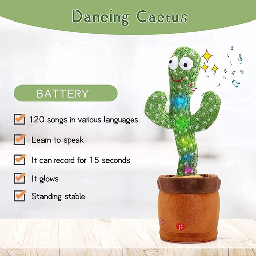 Cactus Bailarín, Cactus Parlante Que Repite Lo Que Dices, 12