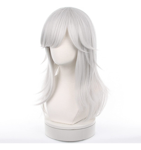 Genshin Impact Cyno Cosplay Peluca Largo Pelo Halloween 60cm