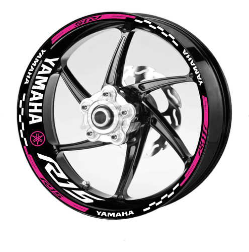 Kit De Stickers Calcomanías Para Rines Yamaha R15 M4