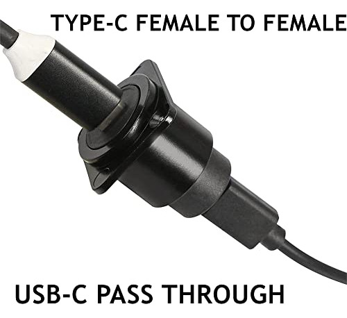 Acoplador De Montaje En Panel Penglin, Usb 3.1 Tipo C, 5 Uni