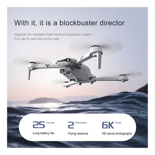 Drone F10 4k Hd Cámara Doble Gps 5g Wifi Fpv Helicóptero
