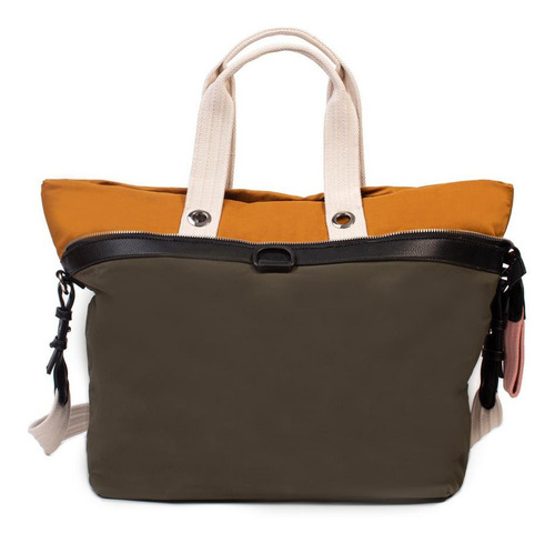 Cartera Shopper Blando Bicolor Isadora