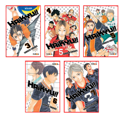 Combo Haikyu!! 3 A 7 - Manga - Ivrea