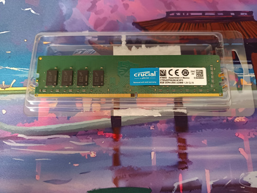 Memoria Ram Crucial 8gb, Ddr4-2666, 1.2v, Cl19 (Usado)