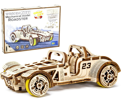 Wooden.city Roadster - Kits De Modelos De Madera 3d Para Adu