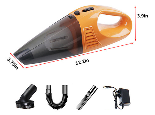 Aspiradora Portátil De Mano Para Coche: Compacta Y Potente O