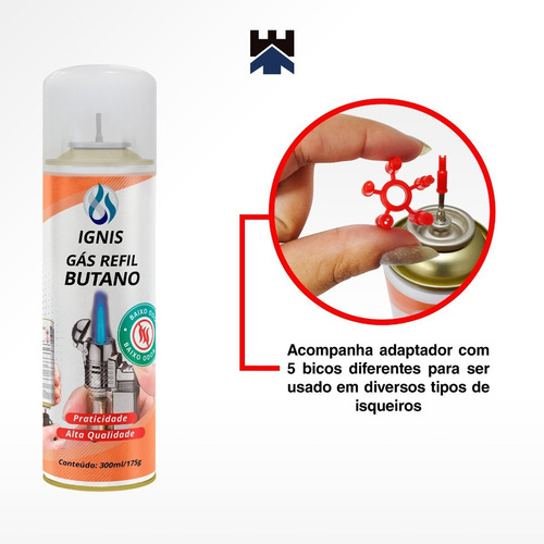 Refil Para Isqueiro 300ml/175g - Ignis