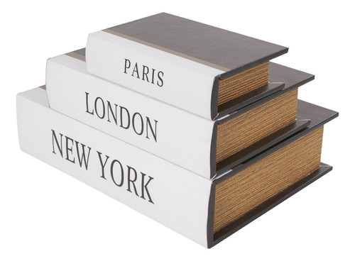 Caja De Almacenamiento De Imitación De Madera Paris, L...