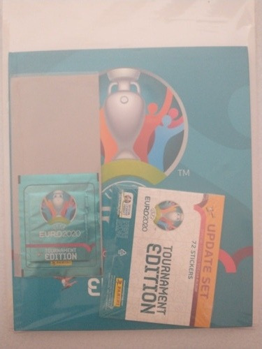 Álbum Uefa Euro 2020 Tournament. Col. C/ Atualiz. Ed. BéLG.