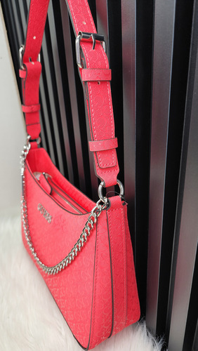 Bolsa Guess Ga960317 Nueva 100 % Original Con Etiqueta Melon Estampado Níquel Melon