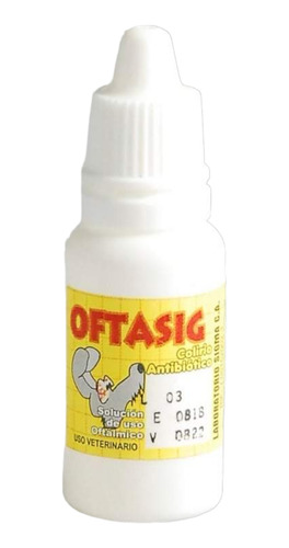 Sigma Oftasig 10ml Colirio Antibiotico Para Perros Y Gatos