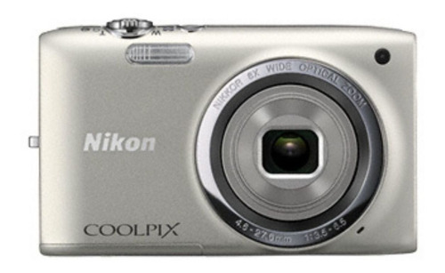  Nikon Coolpix S S2700 compacta color  plata 