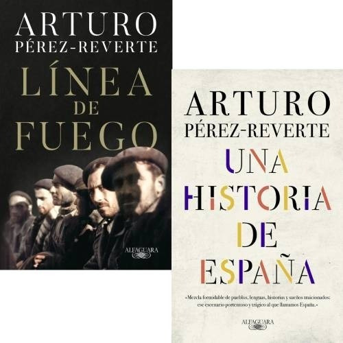 Imagen 1 de 4 de Arturo Pérez Reverte - Línea De Fuego + Historia De España