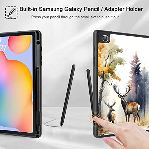 Funda Para Galaxy Tab S6 Lite 10.4 PuLG Forest Deer 10.4 Pul