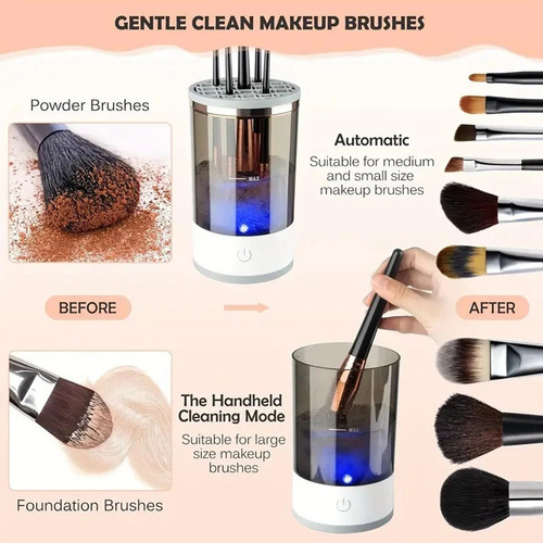 Limpiador De Maquillaje Eléctrico Portátil Con Enchufe Usb C