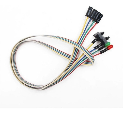 Imagen 2 de 6 de Botón Power/reset Para Gabinete Atx Con Cable A Mother Miner
