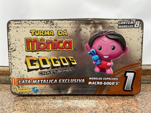 Gogo's Crazy Bones - Turma Da Mônica - Lata Metálica (Usado)