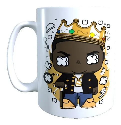 Taza Tazon Diseño Notorious Big, Rap