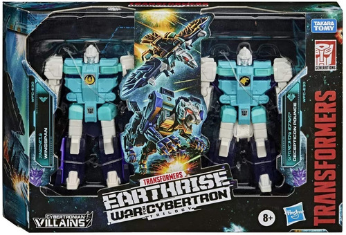 Transformers Earthrise Wingspan Y Decepticon Pounce Sellados