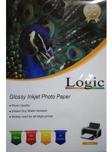 Papel Fotográfico 100 Hojas Brillante 180grs A4 Secado Rapid