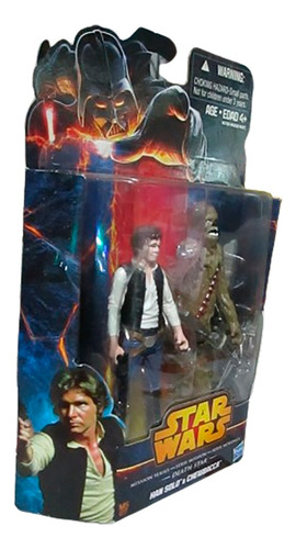 Figura Star Wars Han Solo Vs Chewacca Misiones Death Star