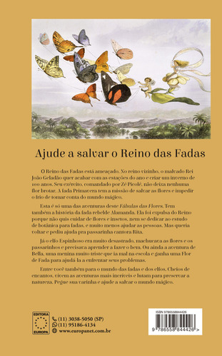 Fábulas Das Flores, De Roberto Araújo., Vol. 1. Editorial Editora Europa, Capa Mole, Edição 1 Em Português, 2022