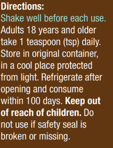 Nature's Way Nutravege Omega-3 Plant Based Liquid Supplemet