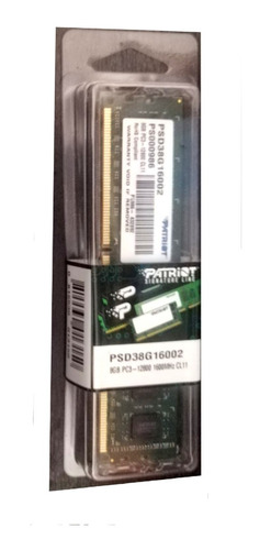 Patriot Memoria Ram 8gb Ddr3 Psd38g16002 Serie Ps986432892