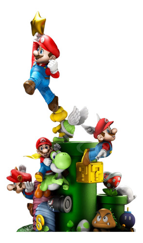 Figuras De Colección Diorama Super Mario Bros.