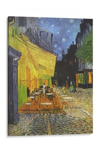 Cuadro Decorativo Terraza De Café Noche, Van Gogh 40x60