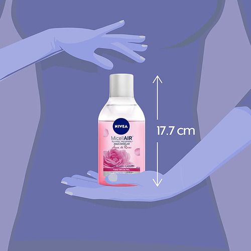Nivea Agua Micelar Desmaquillante Agua De Rosas