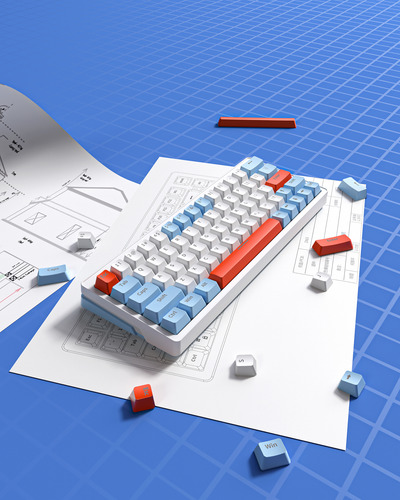 Teclado Mecánico Gasket Zifriend 60% Rgb 5-pin Hotswap Za63
