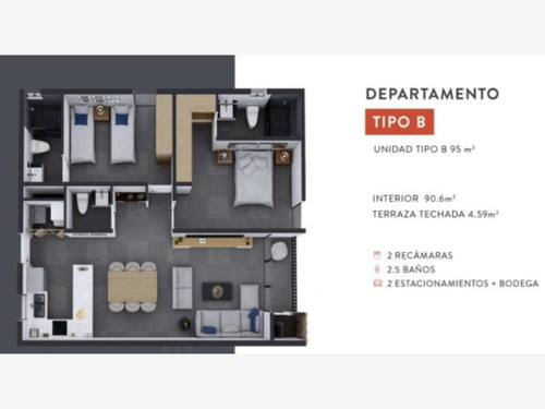 Imagen 1 de 3 de Departamento En Venta En Cumbres 4to Sector