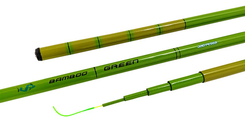 Vara Telescopica Bamboo 3,60 Mts (3607) Verde Jaú Pesca