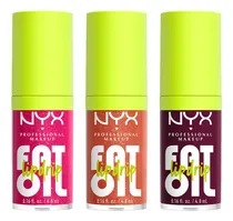 Comprar Kit Gloss Para Labios Top 3 Tonos Fat Oil De Nyx Cosmetics
